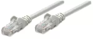 Image of Intellinet Network Patch Cable, Cat5e, 2m, Grey, CCA, U/UTP, PVC,...