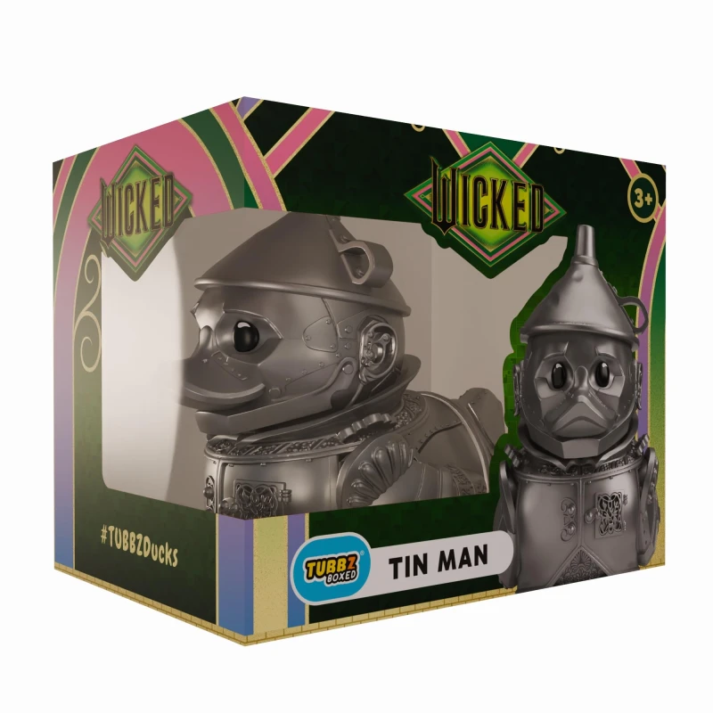 Image of TUBBZ Box-Ausgabe: Wicked for Good - Tin Man Cosplaying Gummiente Vinylfigur - Offizielle Sammelfigur fur Fans von Wicked Tin Man (Boxed)