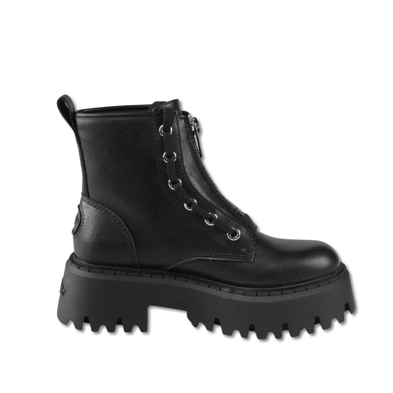 Image of Buffalo Womens boots Buffalo Aspen Front Zip Noir Female 41