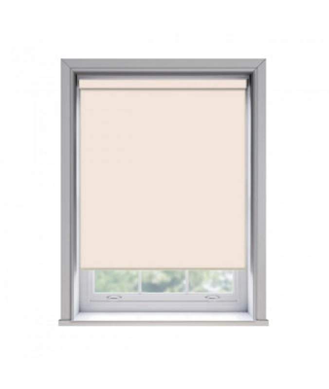 Image of 65Cm No Drill Self Adhesive Pink Thermal Blackout Roller Blind (170Cm Drop)