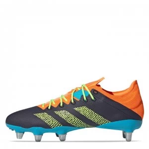 Image of adidas Kakari Z.0 SG Rugby Boots - Ink/Cyan/Green