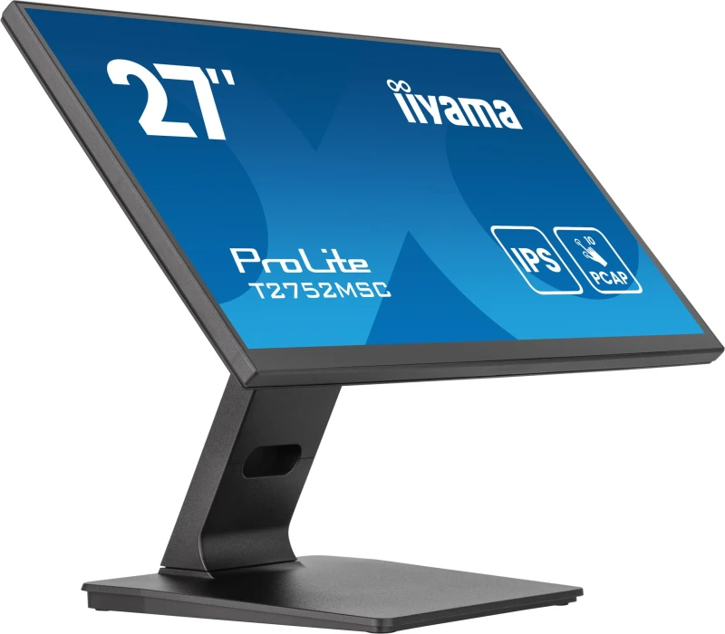 Image of iiyama iiyama ProLite T2752MSC-B1AG computer monitor 68.6cm (27") 1920 x 1080 pixels Full HD LED Touch Screen Black T2752MSC-B1AG
