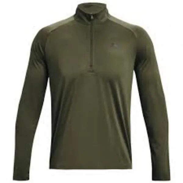 Image of Under Armour Mens Tech ½ Zip Long Sleeve Marine OD Green XXL
