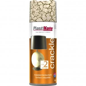 Image of Plastikote Crackle Touch Aerosol Spray Paint Heritage Gold 400ml
