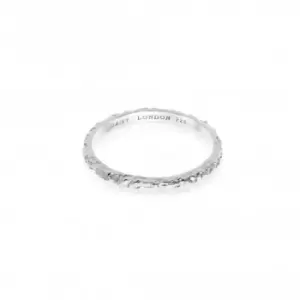 Image of Isla Coral Stacking Sterling Silver Ring SSR04_SLV