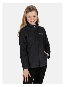 Image of Regatta King II Lightweight Full Zip Fleece - age 3-4 - black