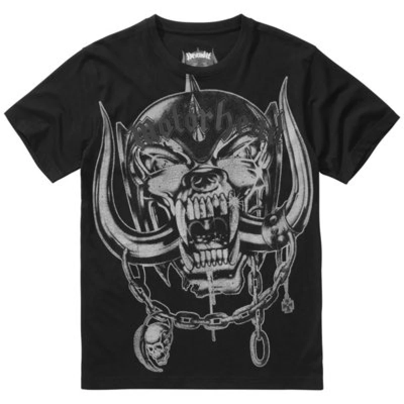 Image of Brandit Motorhead T-Shirt Warpig Print Black Size Medium