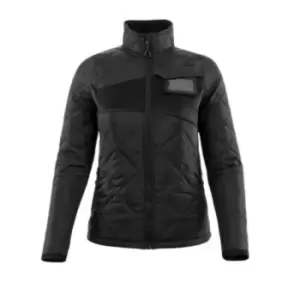 Image of Womens Water-repellent Thermal Jacket - Black - XS