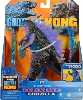 Image of Monsterverse Godzilla Vs Kong 6" Hong Kong Battle Godzilla