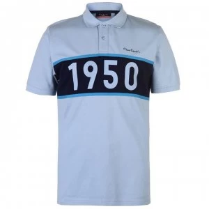 Image of Pierre Cardin 1950 Polo Shirt Mens - Sky