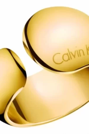 Image of Ladies Calvin Klein Gold Plated Size P Informal Ring KJ6GJR100108