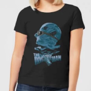 Image of Universal Monsters The Invisible Man Illustrated Womens T-Shirt - Black - M