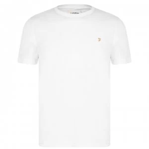 Image of Farah Vintage Denny Short Sleeve Tee - White 104