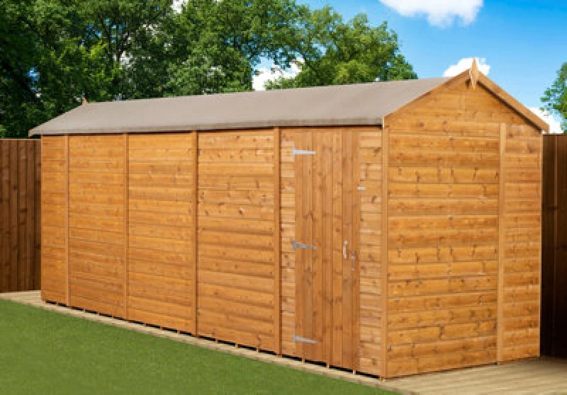 Image of Empire Sheds Empire Modular Apex 6X18 Single Door No Windows