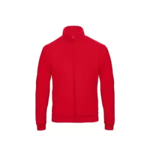 Image of B&C Adults Unisex ID.206 50/50 Full Zip Sweat Jacket (2XL) (Red)