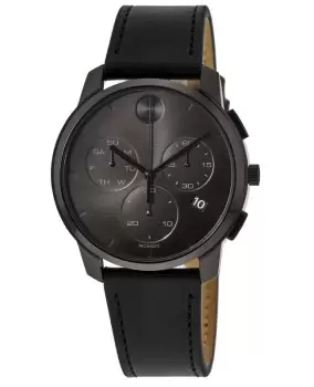Image of Movado Bold Thin Chronograph Black Dial Mens Watch 3600632 3600632