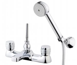Image of Wickes Salerno Bath Shower Mixer Tap - Chrome