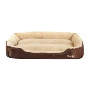 Image of Bunty Deluxe XX-Large Soft Dog Bed - Brown