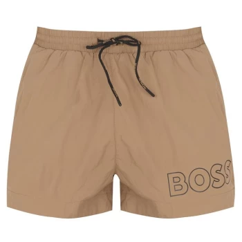Image of Boss Moon Eye Swim Shorts - Beige