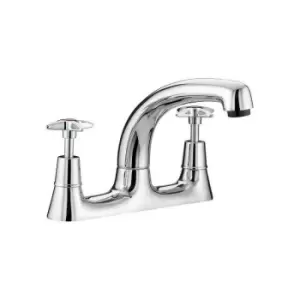 Image of X Head Chrome Deck Kitchen Sink Mixer Tap - VAX2-DSM-C - Chrome - Bristan