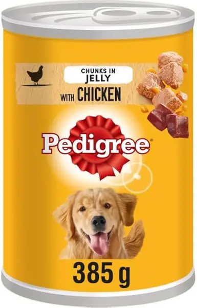 Image of Pedigree Chicken in Jelly Dog Food 385g