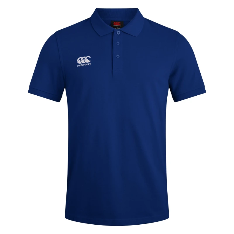 Image of Canterbury Canterbury Men Waimak Polo Shirt in Blue Size: X-Small Blue XS Male 5063806454830
