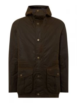 Image of Mens Barbour Bryn Wax Jakcet Olive