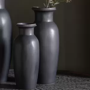 Image of Sutton Vase Medium Black