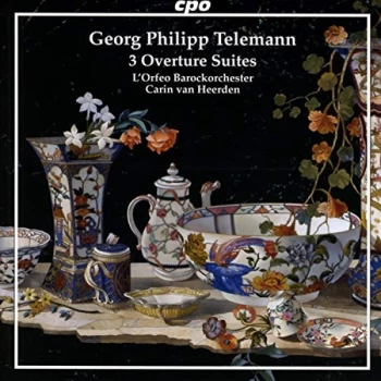 Image of LOrfeo Barockorchester - Georg Philipp Telemann: 3 Overture Suites CD