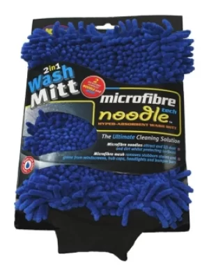 Image of 2 In 1 Microfibre Noodle Wash Mitt Q2429 KENT