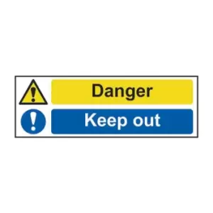 Image of Danger Keep Out - RPVC (600 x 200mm)