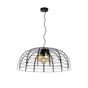 Image of Elodie Modern Pendant Light - Ø76cm - 3xE27 - Black