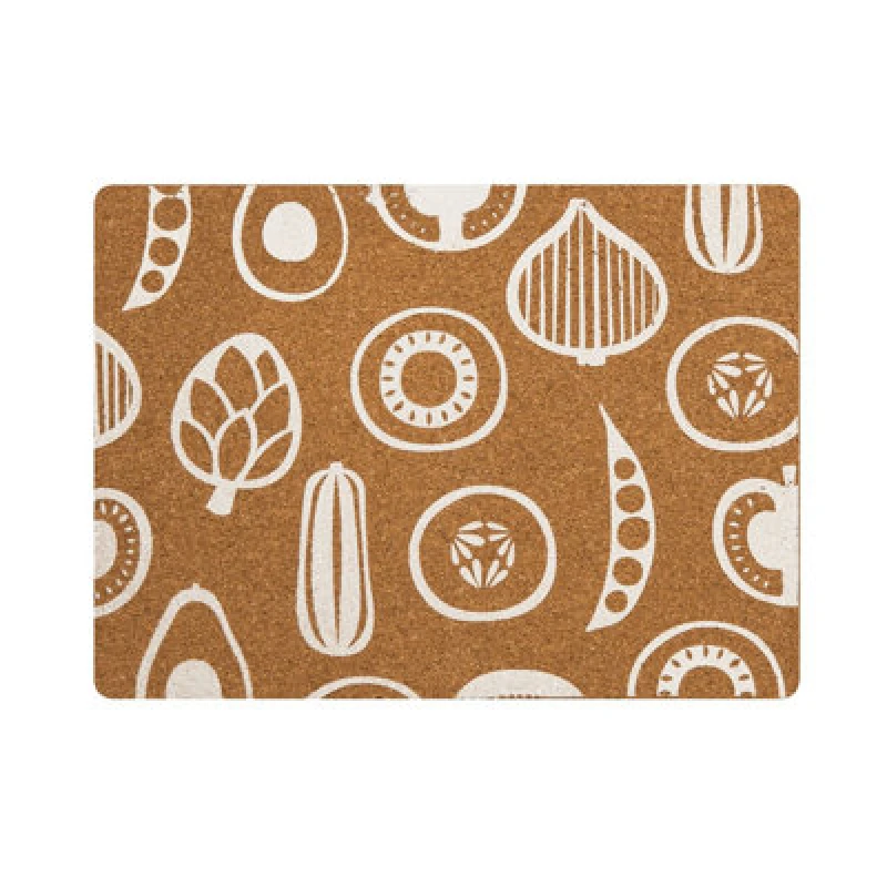 Image of Premier Housewares Set Of Four Besa Cork Rectangular Placemats Multi