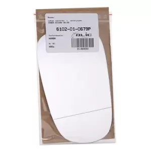 Image of BLIC Wing Mirror Glass 6102-01-0679P Side Mirror Glass,Mirror Glass HONDA,Accord VII Limousine (CL, CN),Accord VII Tourer (CM, CN)