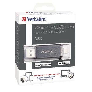 Image of Verbatim iStore n Go 32GB Lightning USB Flash Drive