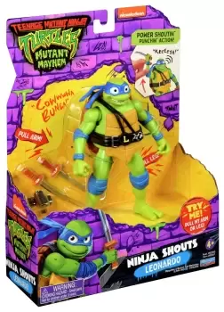 Image of Teenage Mutant Ninja Turtles Ninja Shouts Leonardo Figure