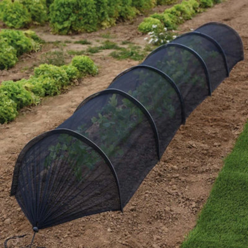 Image of Garden Gear Green House Tunnels Net & Pvc Polytunnels Long 300Cm X 45Cm X 45Cm Grow Tunnel Cloche Protection From Pests & Insects (X2)