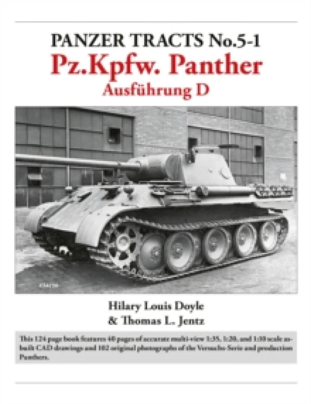 Image of Panzer Tracts No. 5-1: Pz.Kpfw. Panther Ausfuhrung D Paperback / softback