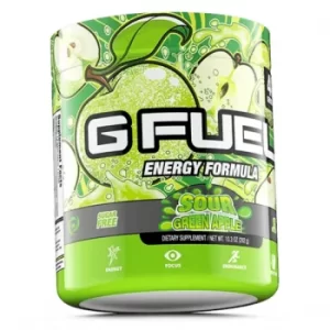 Image of G Fuel Sour Green Apple Tub (40 Servings) Elite Energy and Endurance Formula