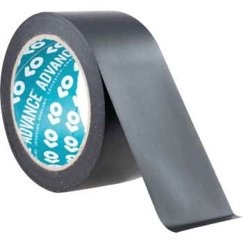 Image of AT44 Black Low Tack PVC Builders Tape - 50MM X 33M