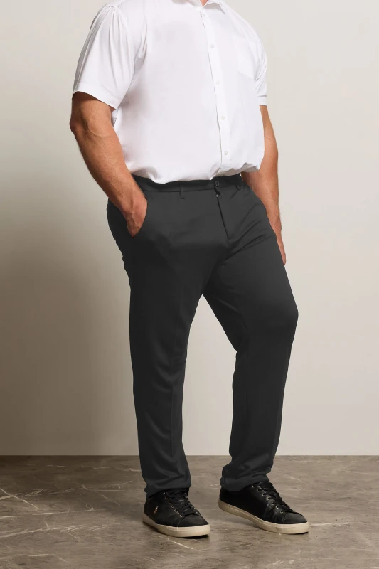 Image of BadRhino BadRhino Men Stretch Trousers in Black Size: 48L Black 48L Male 5059738633757