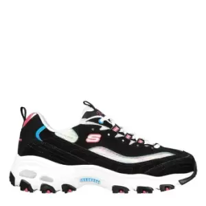 Image of Skechers Layered Qtr Webbing Lace-Up W - Black