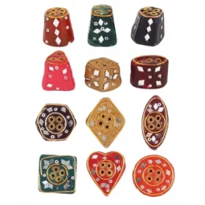 Image of Glitter Shaped Incense Holders