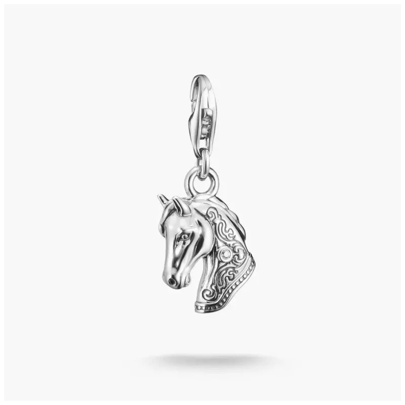 Image of Thomas Sabo 2233-643-14 Silver Charm Pendant Horse Head Jewellery