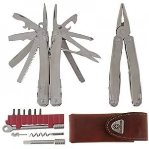 Image of Victorinox Swiss Tool SpiritPlus II 3.0239.L Multipurpose Tool In Leather Pouch