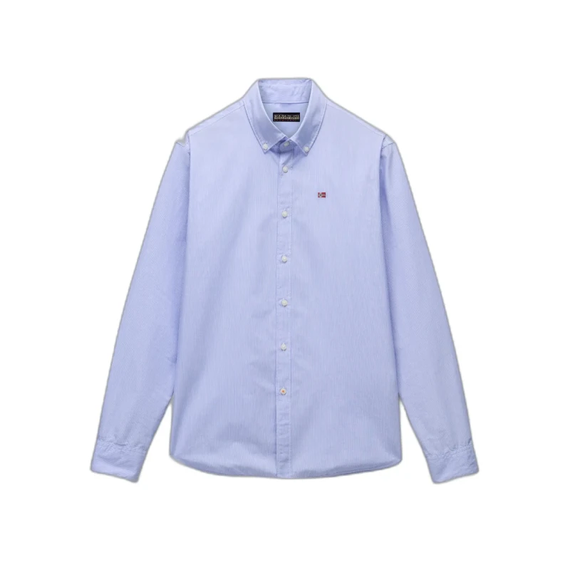 Image of Long sleeve shirt Napapijri Talla Bleu Male M
