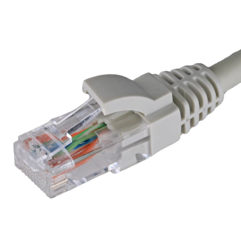 Image of Cablenet 2.5m Cat5e RJ45 Grey U/UTP LSOH 24AWG Snagless Booted Patch L