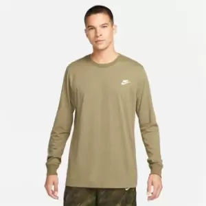 Image of Nike Sportswear Mens Long-Sleeve T-Shirt - Green