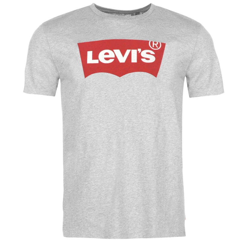 Image of Levis Batwing T Shirt - Grey Grey 2XL