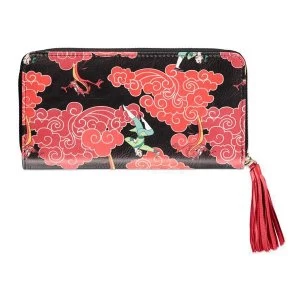 Image of Disney - Mulan & Mushu Magical Clouds All-over Print Zip Around Wallet Purse (Multi-colour)